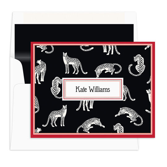Wild Cheetah Folded Note Cards